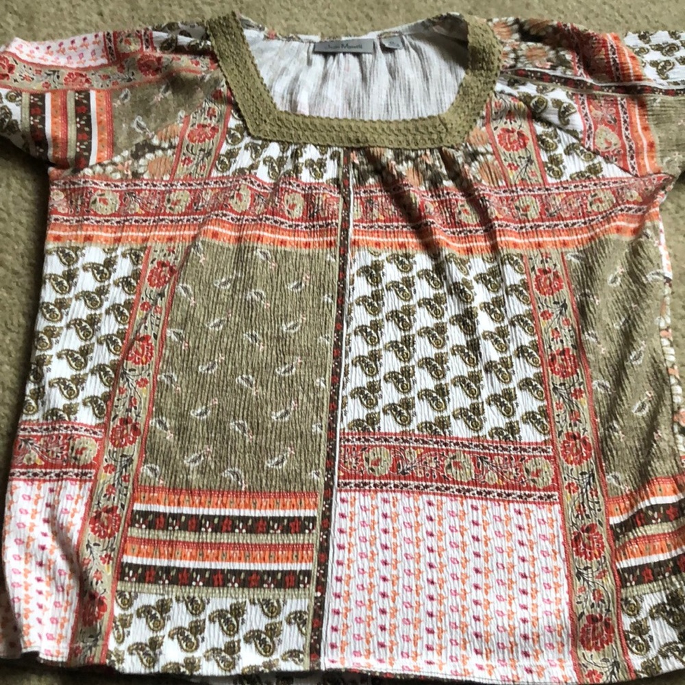 Gauzy look top